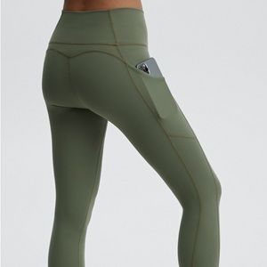 Fabletics green oasis leggings size large